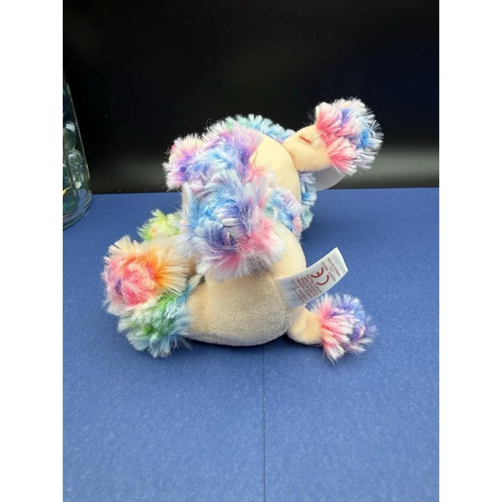 Ty Beanie Boos Rainbow‎ Poodle Dog 6